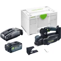 Festool HLC 82 EB-Basic accu-schaaf 18 V 82 mm borstelloos + 1x accu 8,0 Ah + snellader + Systainer