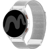IMoshion Milanees magnetisch bandje - Universeel 18 mm aansluiting - Zilver