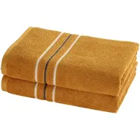 MOODIT Douchelaken Empress Sunshine - set 2 st. - 70 x 140 cm - 100% Katoen