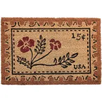 Beliani ILOILO - Deurmat - Naturel - 40 x 60 cm - Kokosvezel/PVC