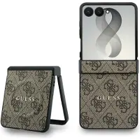 GUESS hoesje geschikt voor Samsung Galaxy Z Flip8 en MagSafe - Bruin