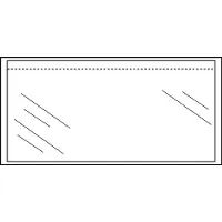Reprint.Nl - Paklijstenvelop zelfklevend blanco 225x122mm 1000st