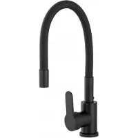 Gamma Keukenmengkraan Flex 2000 Zwart - Flexibele Uitloop