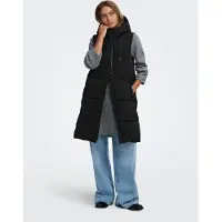 JDY Blair Long Hooded Puffer Bodywarmer Dames XXL