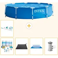 Intex Framezwembad, rond - 366x76 cm - 6-delig, model S21003