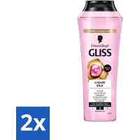 Schwarzkopf Gliss Shampoo – Vloeibare Zijde – Voor glanzend en zijdezacht haar – 250 ml - Voordeelverpakking - 2 stuks