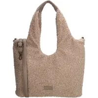Beagles Fluffy Teddy Shopper/Schoudertas Nancy Taupe