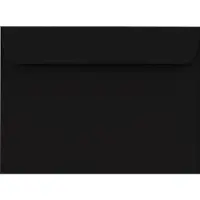 Netuno Gladde zwarte enveloppen A6 - 114 x 162 mm - 25 stuks - HK zelfklevend met plakstrip - 120 gram - Design -