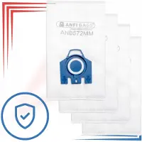 AreoSe - Stofzuigerzakken en filters voor MIELE C3 C2 - 4 zakken + 3 filters