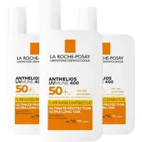 La Roche-Posay La Roche Posay Anthelios Onzichtbare Fluïde SPF 50 - 3 x 50 ml - Voordeelverpakking
