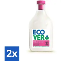 Ecover 2 x - Wasverzachter - Appelbloesem & Amandel - 1 liter - Wasverzachter - Appelbloesem - Amandel - Biologisch Afbreekbaar - Plantaardige Ingrediënten