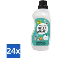 Marcel's Green Soap 24 x - Wasverzachter - Perzik & Jasmijn - Zachte frisheid - 30 Wasbeurten - 750 ml - Wasverzachter - Biologisch Wasmiddel - Milieuvriendelijk - Vegan - Wasverzachter Perzik