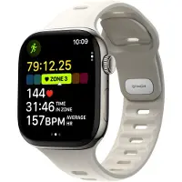Nomad Tempo Watchband 45-46 mm – Slimme pin-en-tuck sluiting – Duurzaam FKM-rubber – Waterproof voor workouts en dagelijks gebruik