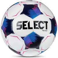 Select Team V26 Voetbal Maat 3 Wit Blauw Felroze