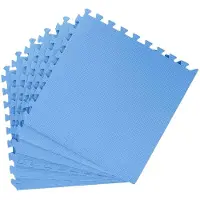 vidaXL Zwemgrondmat 40 st Blauw 14,4 m² EVA Schuim