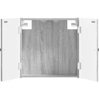 vidaXL Dartbord Kabinet EDE Grijs Sonoma 52,5 x 10,5 x 53,5 cm
