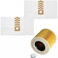 AreoSe - Stofzuigerzakken en filters voor KARCHER WD3 SE 4001 6.959 - 130.0 + Filtr 6.414-552.0 - 10 zakken + 1 filter