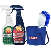 303 Products 303 Cabrio Reiniging & Impregneer Set + GRATIS EMMER - Cabriokap schoonmaken - Cabriodak reiniger en impregneer set