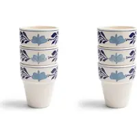 Royal Boch Boerenblauw Melkbeker 25cl set van 6