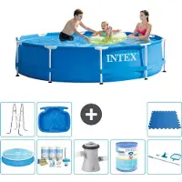 Intex Framezwembad, rond - 305x76 cm - 9-delig - Model S41522