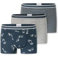 Schiesser Onderbroek ' 95/5 Multi ' crème / donkerblauw / grijs gemêleerd