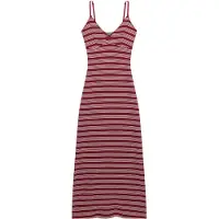 Superdry Jurk bordeaux / wit