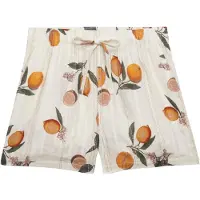 Superdry Broek crème / geel / groen