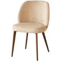 Lizzely Garden & Living SET DEAL 4 stuks: Eetkamerstoel Japandi Nathan bruin walnoot poten japanse stijl eetstoel zetel