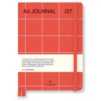 A-Journal A4 My Journal Agenda 2027 - Roze Rood