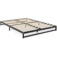 Idimex MITI-futonbed van metaal, 140 x 190 cm – zwart