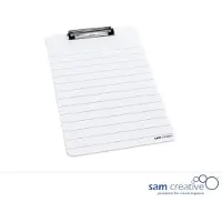 Sam Creative Klembord lijnen - Whiteboard - A4