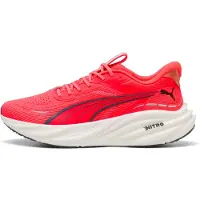 Puma Magnify NITRO 3 hardloopschoenen Rood Wit AW26, Maat 45 - EUR