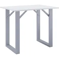 VCM Bartisch 110x80 cm, Tresen, Stehtisch, hoher Tisch, Bartresen, Hochtisch - Xona