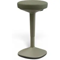 Desktronic Ergonomische Balanskruk - Wiebelkruk Hoogte 57-84cm - Zit-Sta Kruk ∅33cm - Anti-Slip Basis - Groen