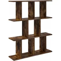 vidaXL Wandplank Gerookt eiken 80 x 20 x 96 cm Bewerkt hout