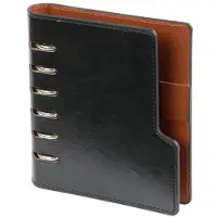 Kalpa 1316-60 hervulbare Pocket 6 Ringband Agendaplanner Pullup Zwart 1 week per 2 paginas 2026-2027-2028