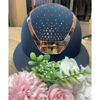 Kask Star Lady Chrome Swarovski Passage 57/59 Navy/Rose/VintageRose
