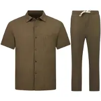 Enos Linnen oversized twinset zomerset