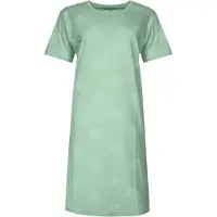Temptation Dames Big Shirt - korte Mowen - Groen - Maat L