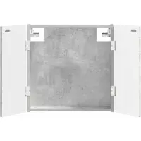 vidaXL Dartbord Kabinet ALKMAAR Betongrijs 52,5 x 10,5 x 53,5 cm