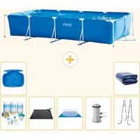 Intex Rechthoekig zwembad - 450x220x84 cm - 8-delig - Model S20078