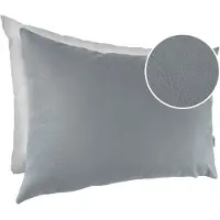 ANRO Sierkussen Lichtgrijs 50x50cm – Ademend Kunstleer Kussen Inclusief Vulling Bank Woonkamer