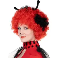 Metamorph Lieveheersbeestje pruik - Kostuum Carnavalspruik