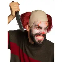 Maskworld Killerclown Hoofddeel Met Pruik