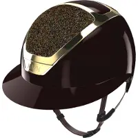 Kask Star Lady Pure Shine Espresso Crystals Midnight Mixture 57-59 Chrome Gold