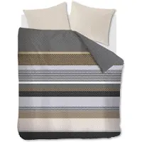 Beddinghouse Dekbedovertrek Hylke Grey Katoen-260 x 200 / 220 cm | Extra Breed