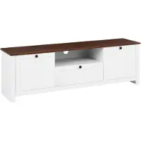 Beliani PIMBA - TV-meubel - Wit - MDF