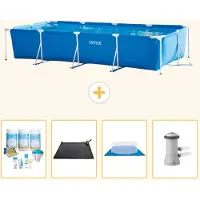 Intex Rechthoekig zwembad - 450x220x84 cm - 5-delig - Model S20846