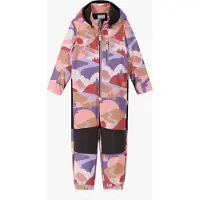Reima - Kid's Nurmes Softshell Overall Print - Overall 110, roze