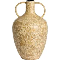 Light & Living Sfeervolle bruine bamboe vaas Cabra